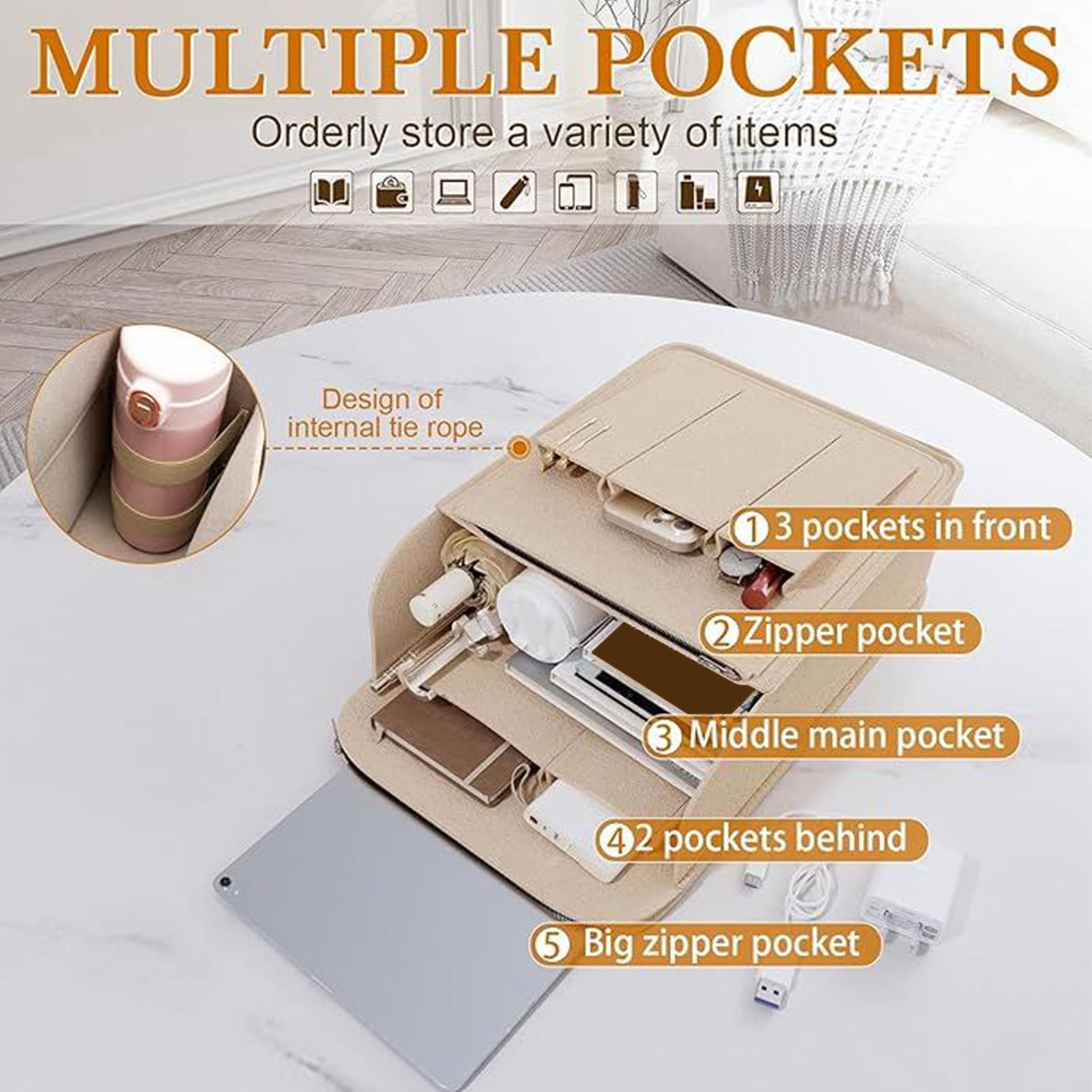 Backpack Insert Organizer - Organizer Tas Buku, Tas Penyimpanan Ransel