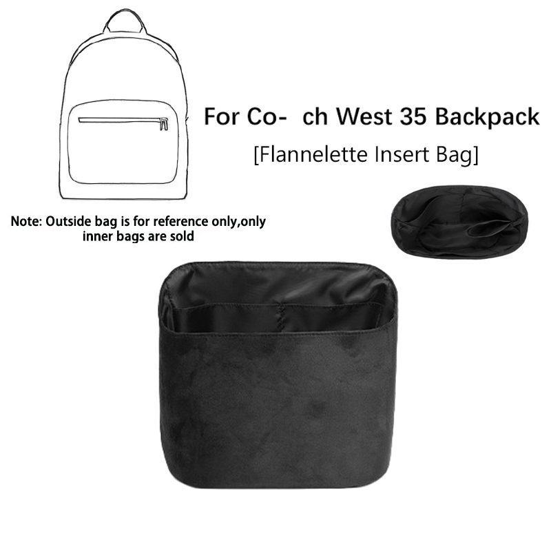 Backpack Insert Organizer - EverToner Organizer Tas Sisipan Kain Flanel