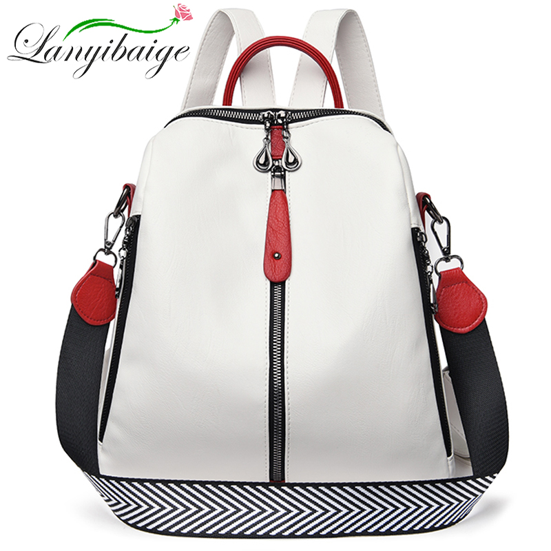 Leather Backpack Vintage - Ransel Fashion ransel kulit lembut wanita