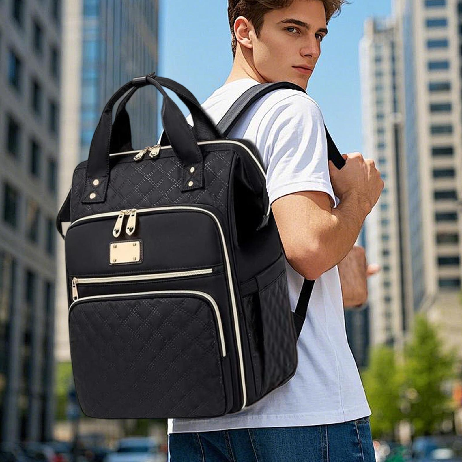 Laptop Backpack 15.6 - Ransel Makan Siang 2-in-1 Untuk Kerja