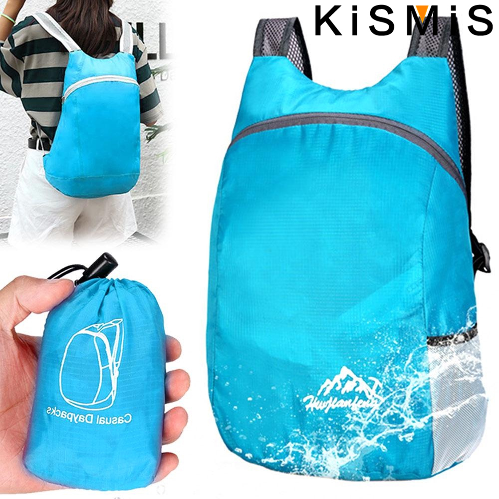 Foldable Backpack Small - Tas ransel olahraga luar ruangan dapat