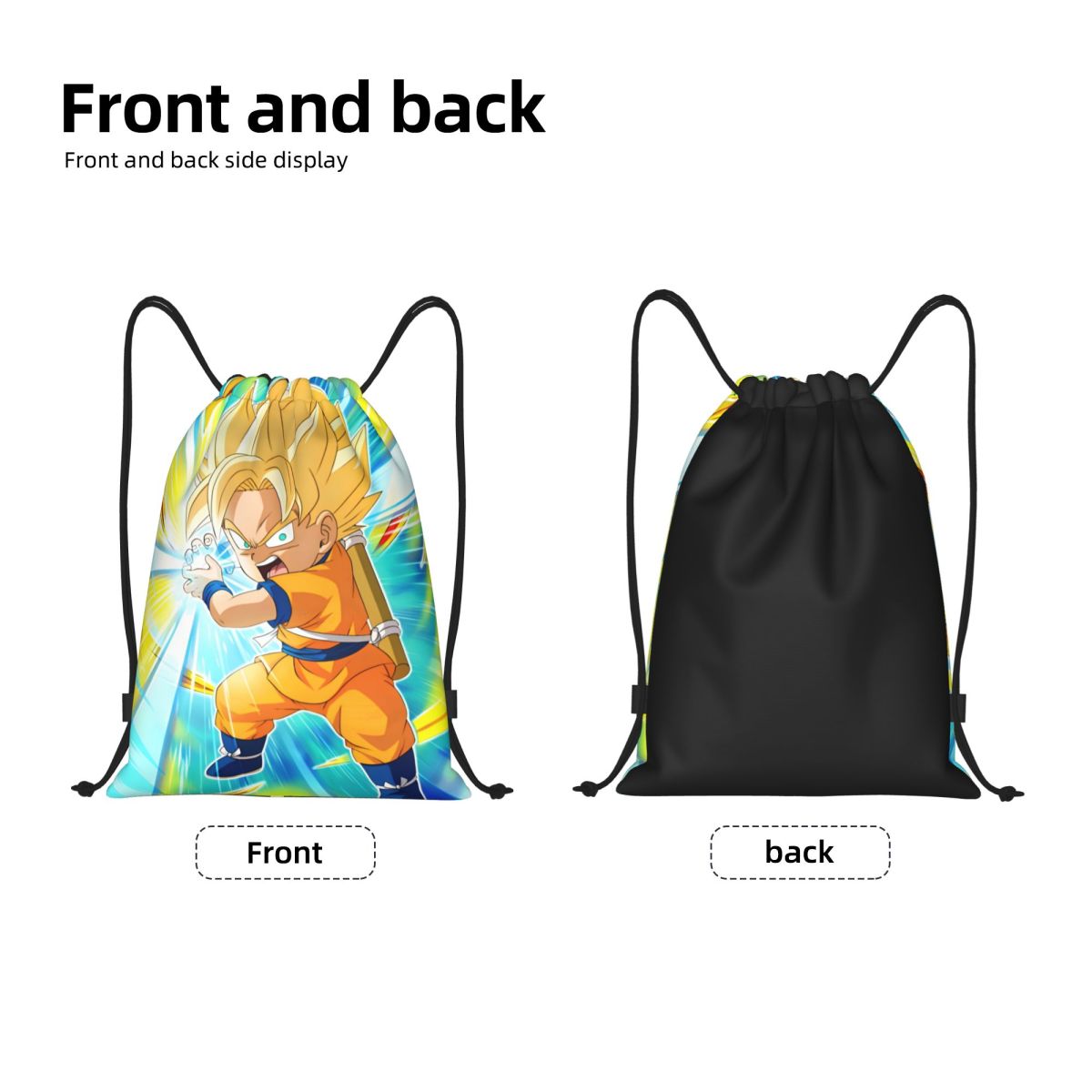 DBZ G-Gokues Tas Serut Kartun  - Drawstring Gym Bag ulasan dan harga
