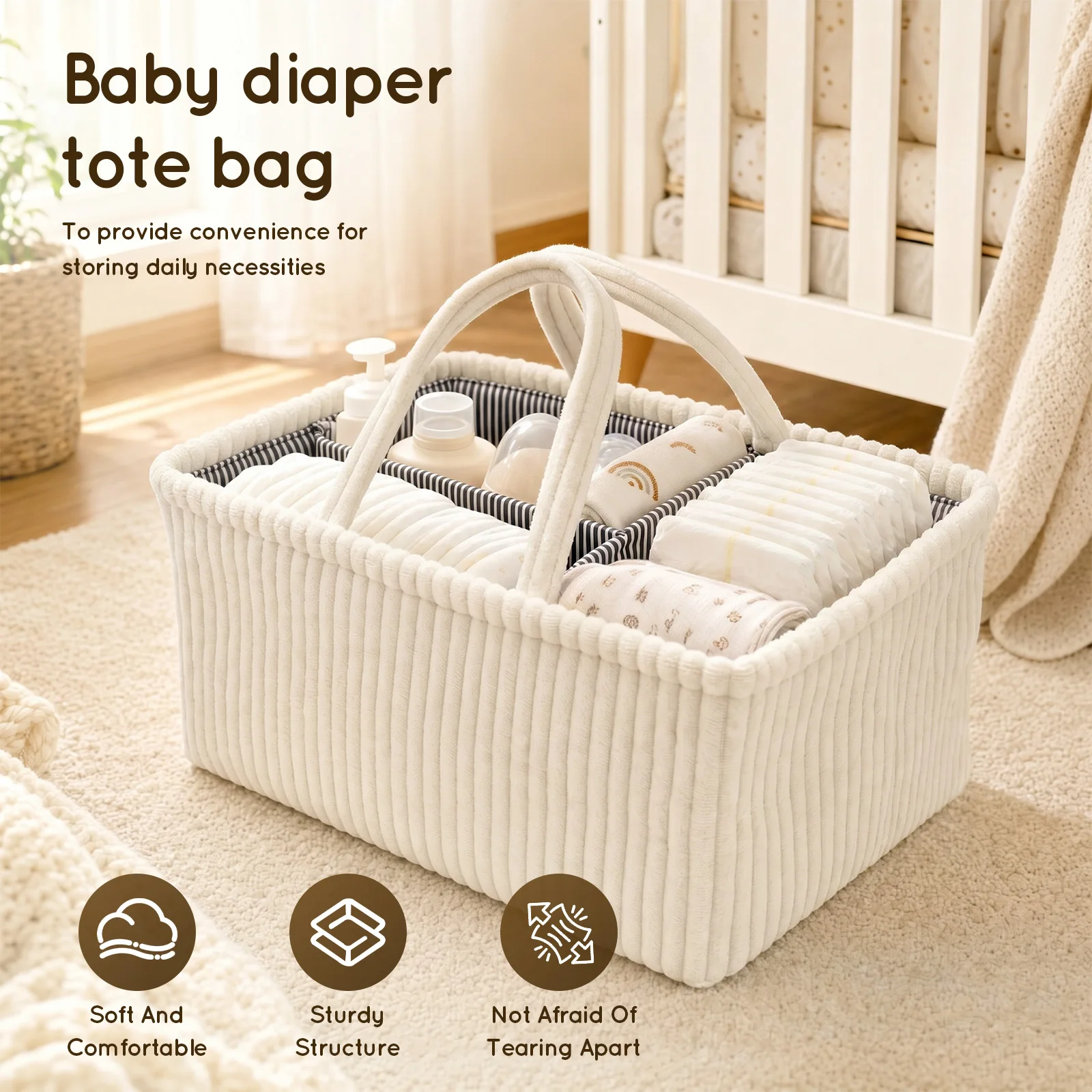 Keranjang Penyimpanan Popok Ba - Backpack Diaper Bag ulasan dan harga