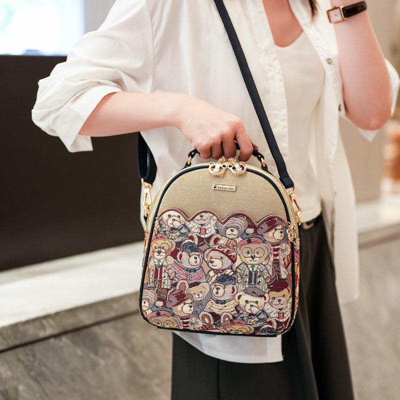 Tas ransel mini kartun tas sel - Leather Backpack Vintage ulasan dan harga