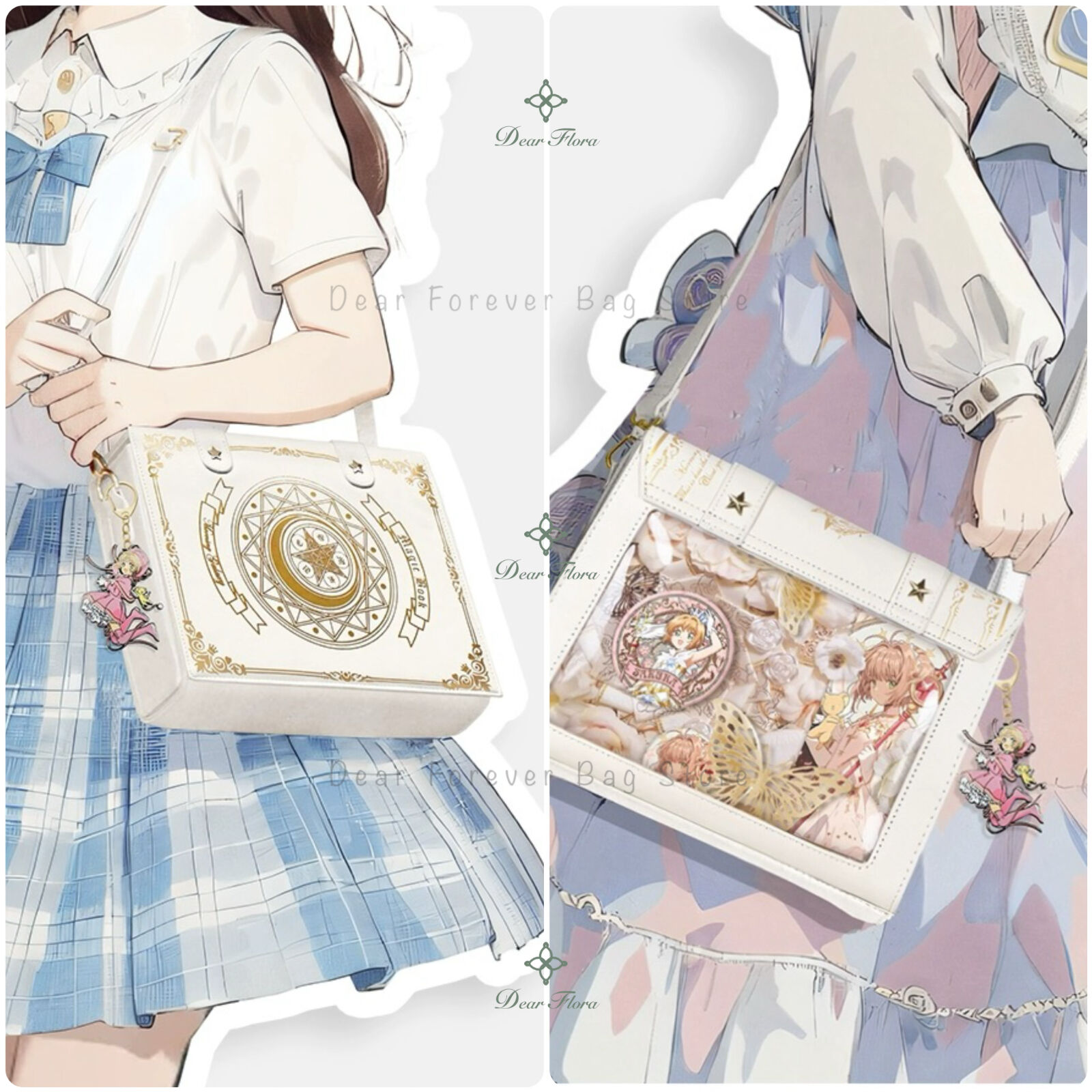 Y2K tas Magic Book Lolita tas  - Mini Backpack Purse ulasan dan harga