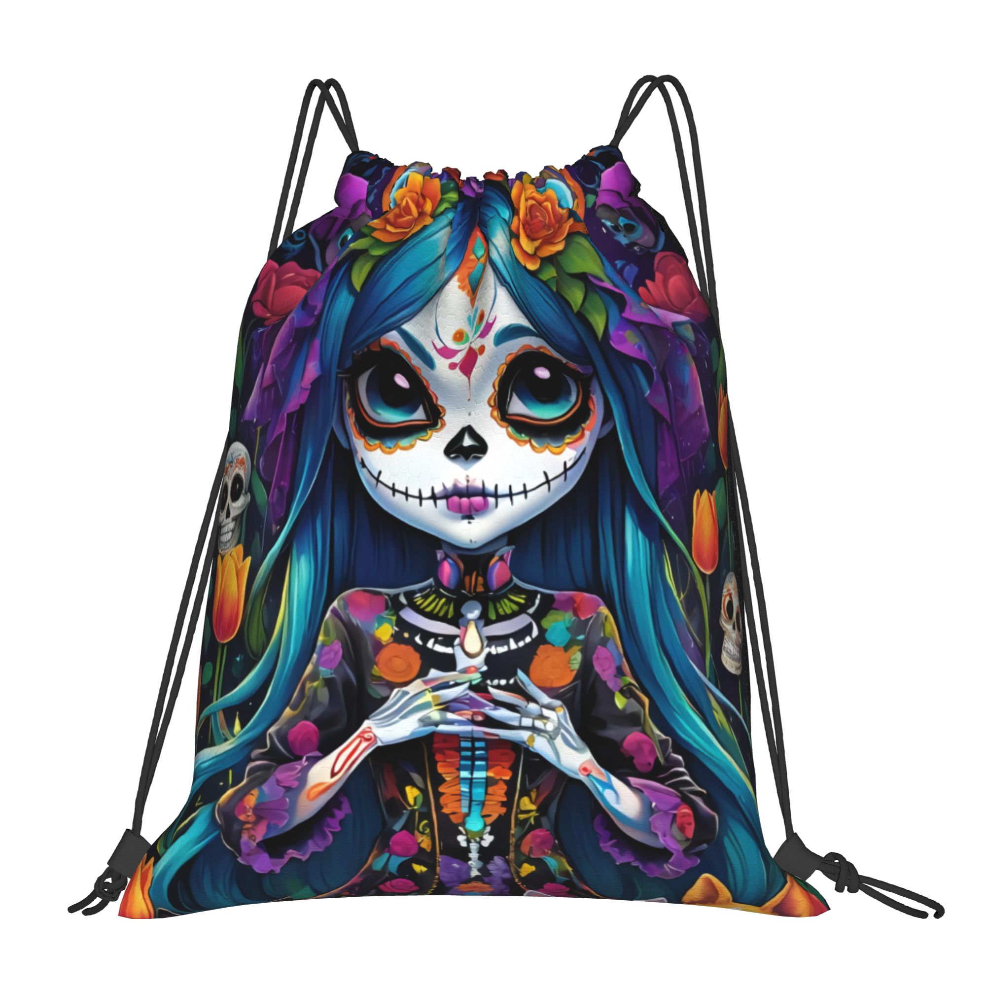 Tas Serut Halloween Motif Gadi - Drawstring Gym Bag ulasan dan harga