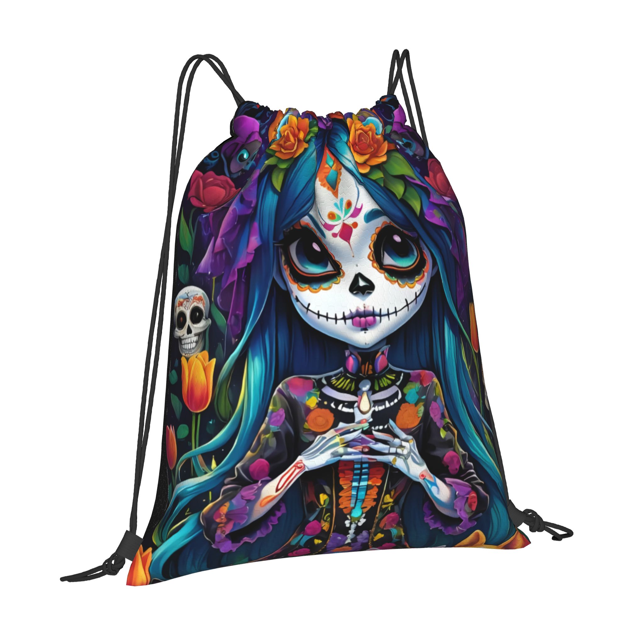 Tas Serut Halloween Motif Gadi - Drawstring Gym Bag ulasan dan harga