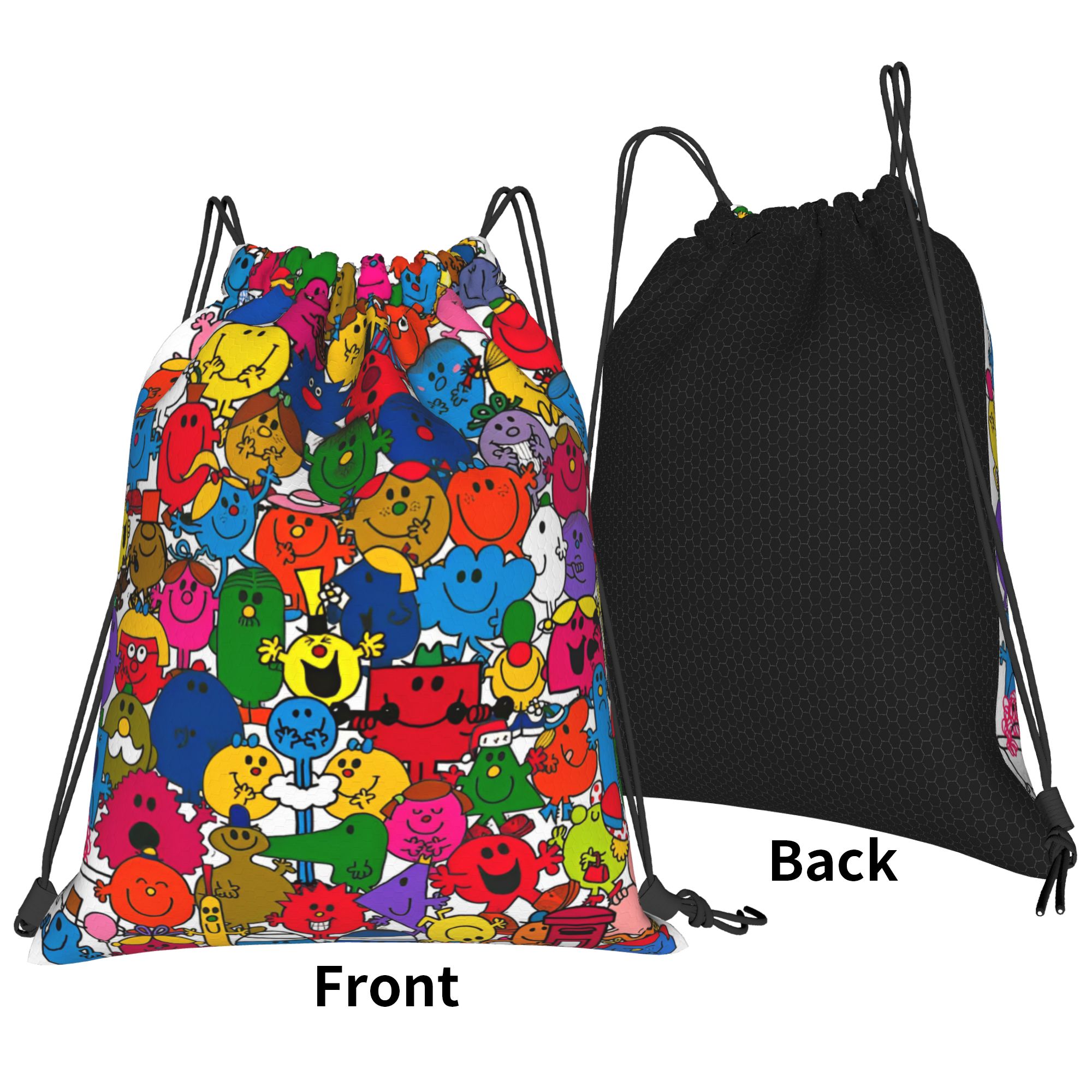 Mr M-Men Tas Serut Kartun Litt - Drawstring Gym Bag ulasan dan harga