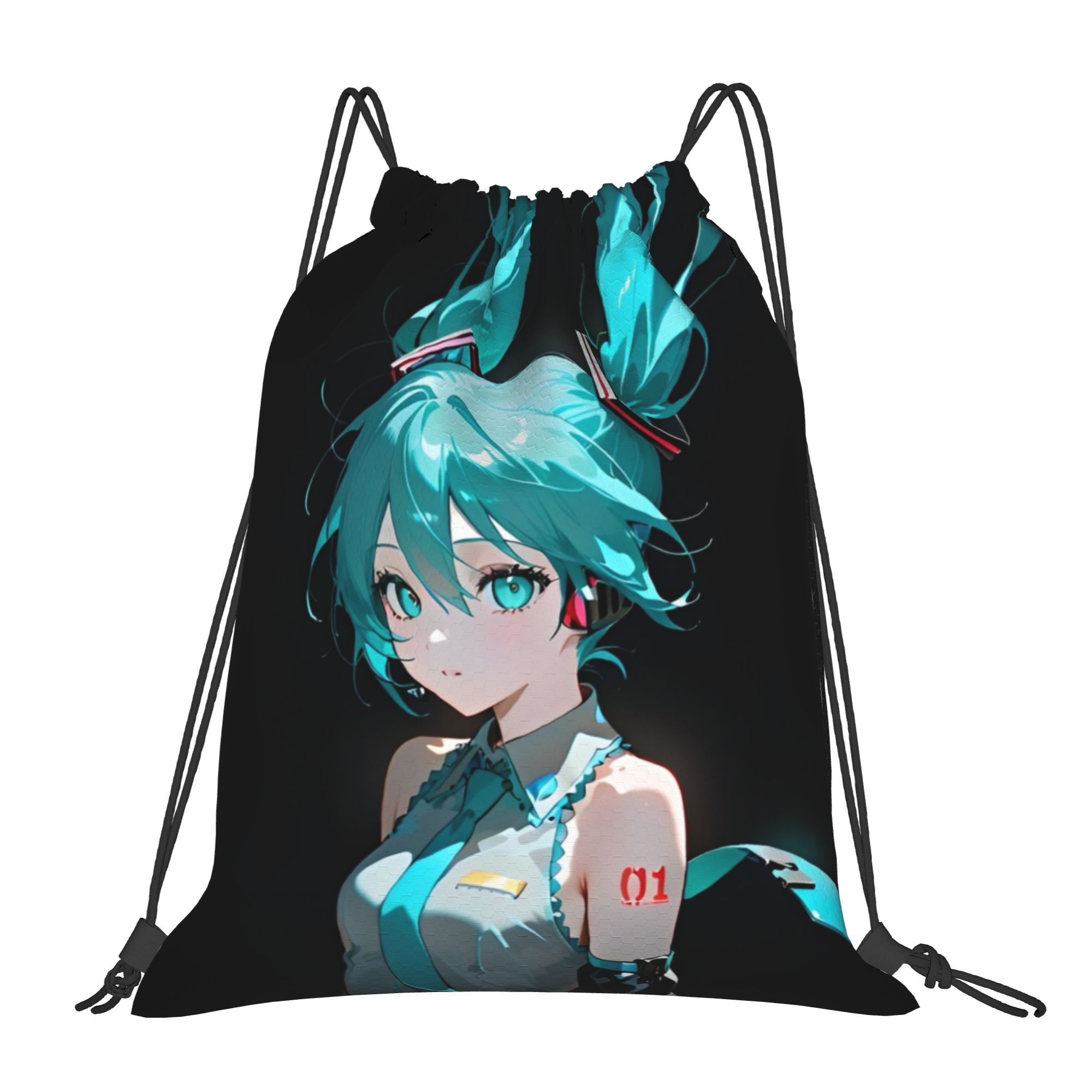 H-Hatsunes Mikus Bag Tas Pungg - Drawstring Gym Bag ulasan dan harga