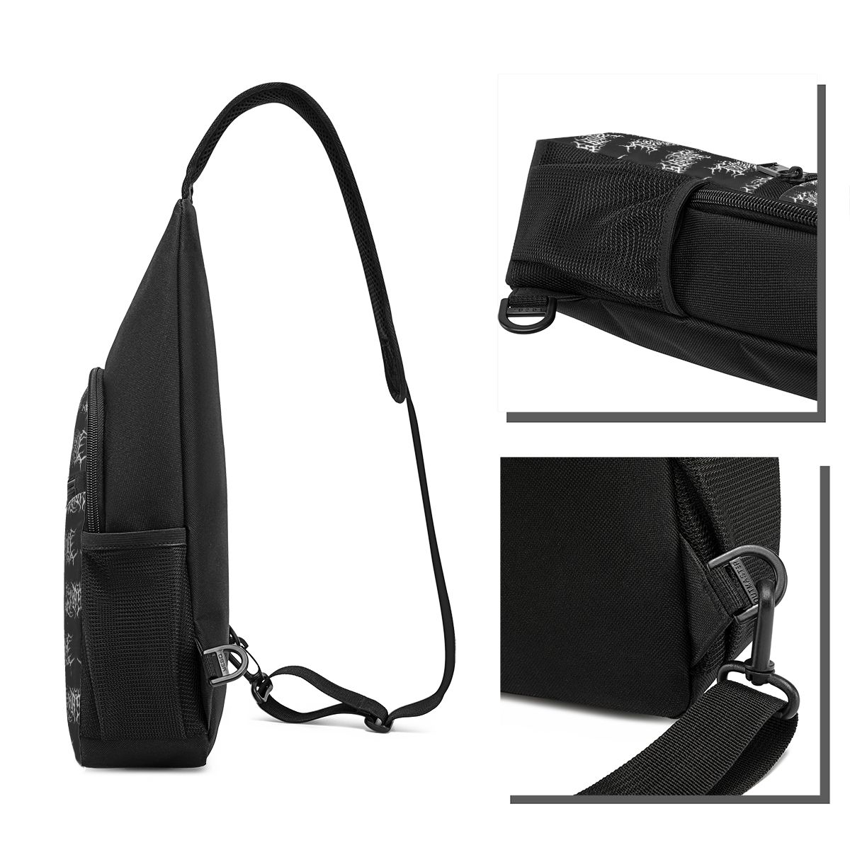 Lorna Shore Merch Tas Dada Log - Sling Backpack Shoulder ulasan dan harga