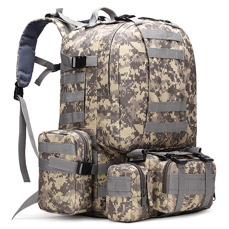 Ransel Luar Ruangan 50L Tas Ol - Rucksack Military Style ulasan dan harga